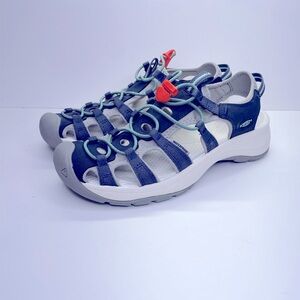 NEW  Keen Astoria West Sandal  NWT Women’s Sz 11 Blue White 492M0